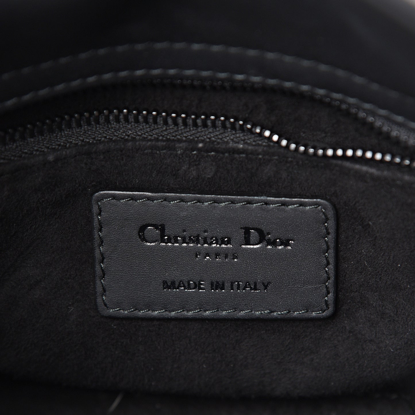 Ultra Matte Calfskin Cannage Mini Lady Dior Black