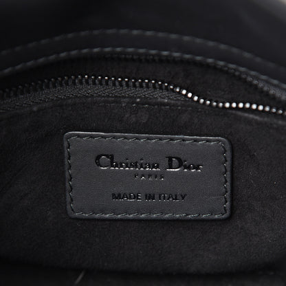 Christian Dior Ultra Matte Calfskin Cannage Mini Lady Dior Black 5 of 11