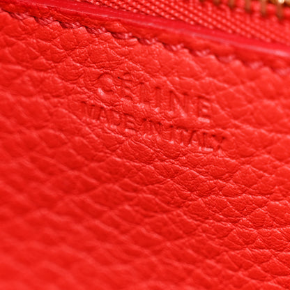 Celine Crisped Calfskin Small Tie Knot Tote Vermillion 7 of 18