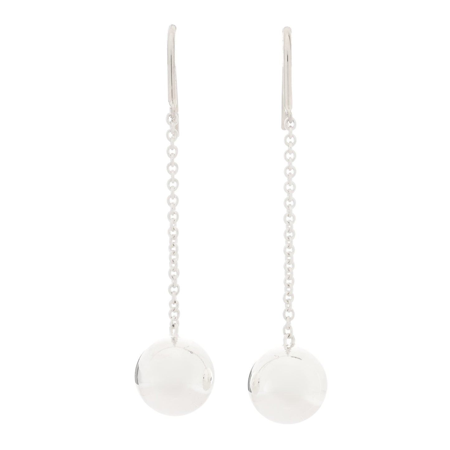 Sterling Silver 10mm HardWear Ball Drop Earrings