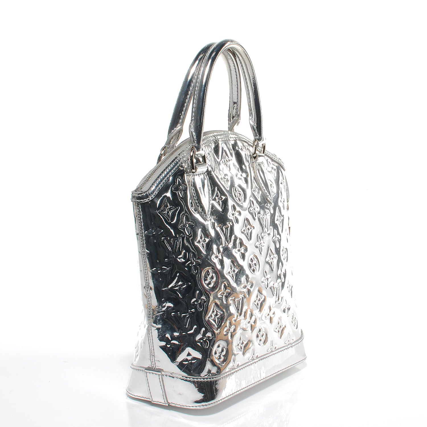 Louis Vuitton Monogram Miroir Lockit Silver 3 of 7