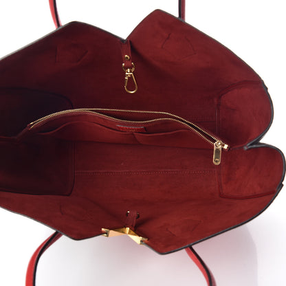 Louis Vuitton Calfskin Monogram Kimono Tote Cherry 7 of 9