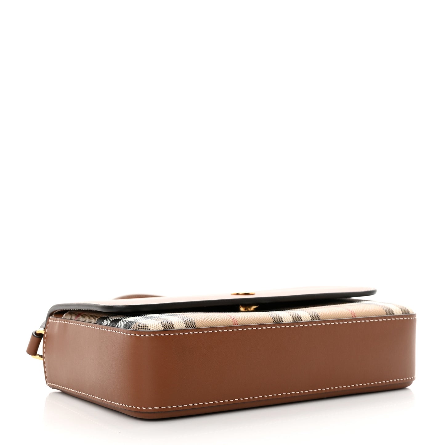 Calfskin Vintage Check New Hampshire Bag Archive Beige Tan