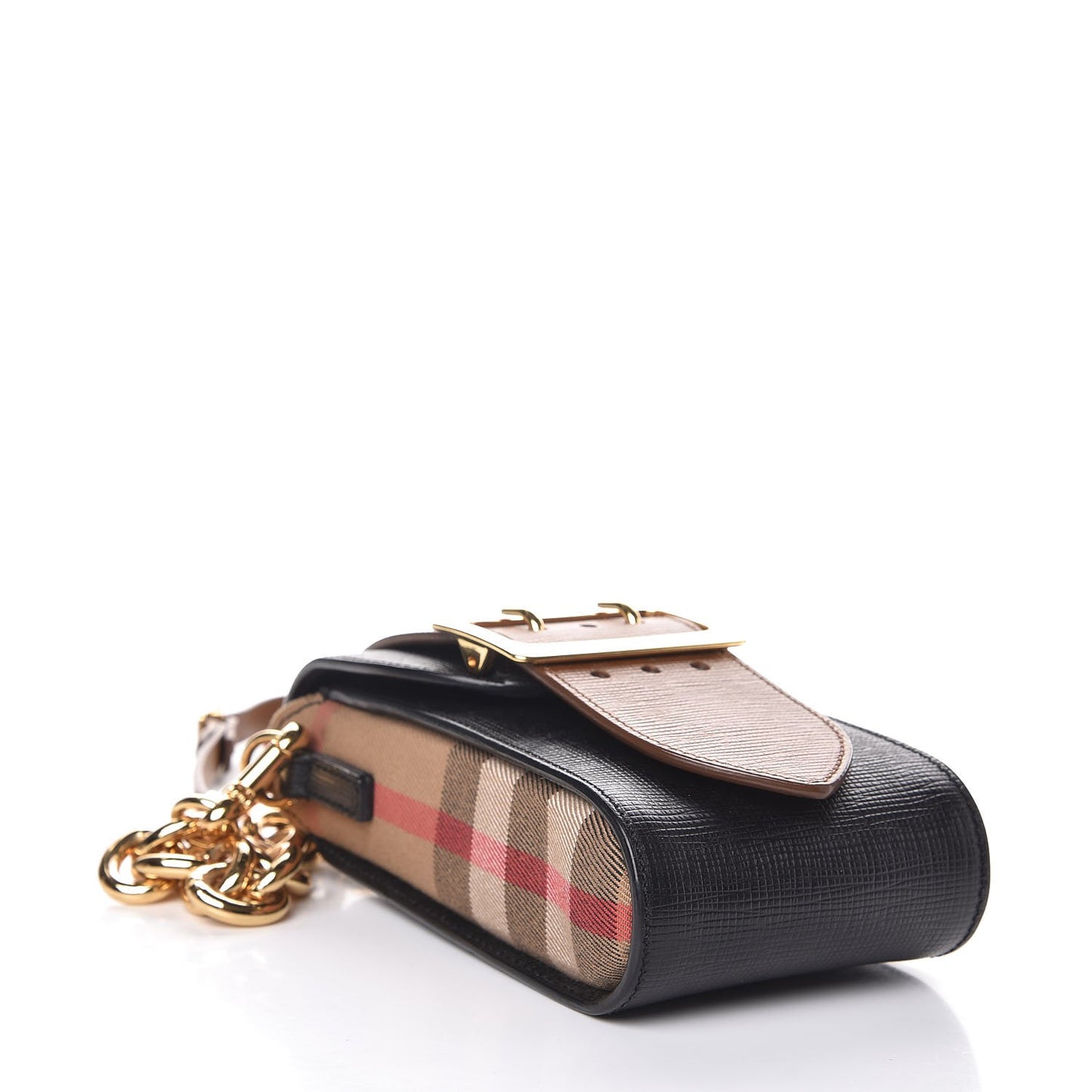 Prorsum Grainy Calfskin Oblong Belt Bag Black