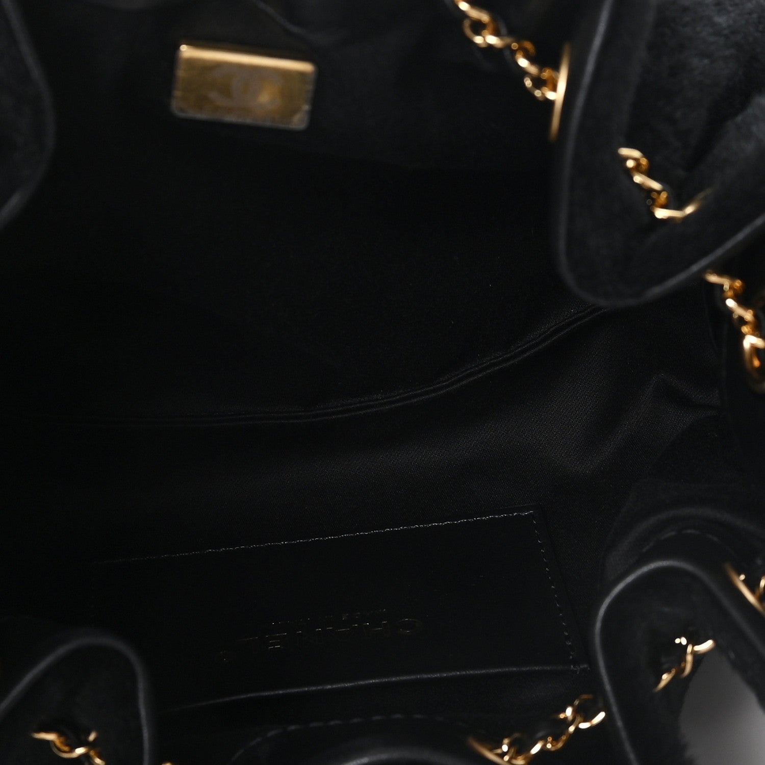 Chanel Pony Hair Mini Chanel 25 Handbag Black 5 of 11