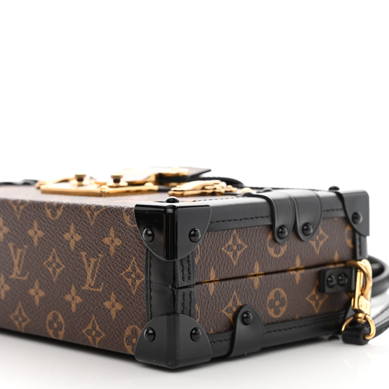 Louis Vuitton Monogram Petite Malle Black 9 of 10