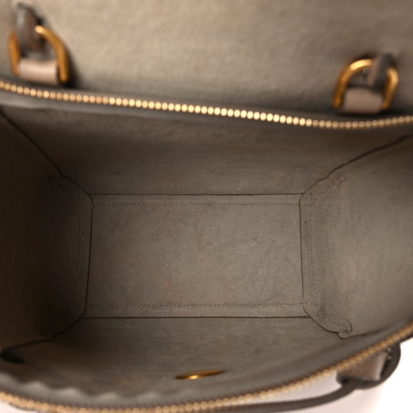 Grained Calfskin Nano Belt Bag Light Taupe