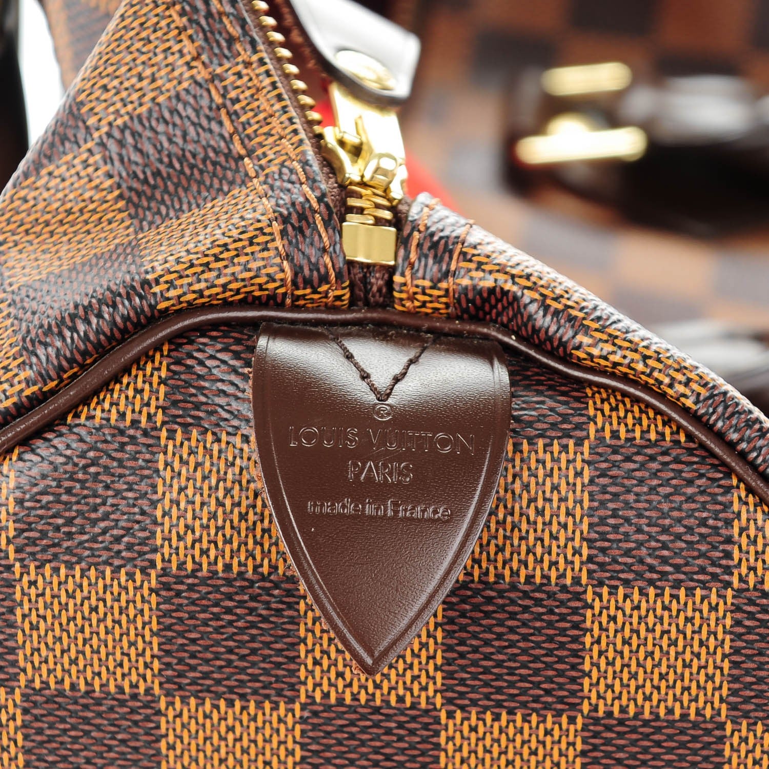 Louis Vuitton Damier Ebene Speedy 35 7 of 7
