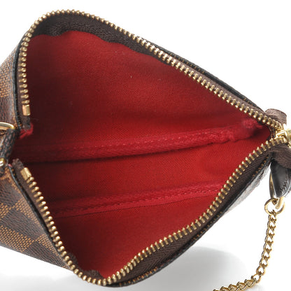 Louis Vuitton Damier Ebene Mini Pochette Accessories 5 of 8
