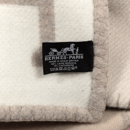 Hermes Wool Cashmere Avalon III Blanket Coco Camomille 2 of 3