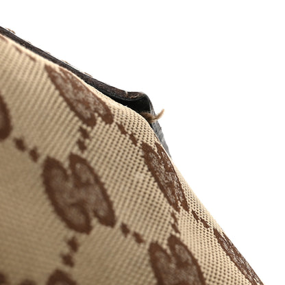 Gucci GG Monogram Small Web Handle Bucket Tote Dark Brown 15 of 15