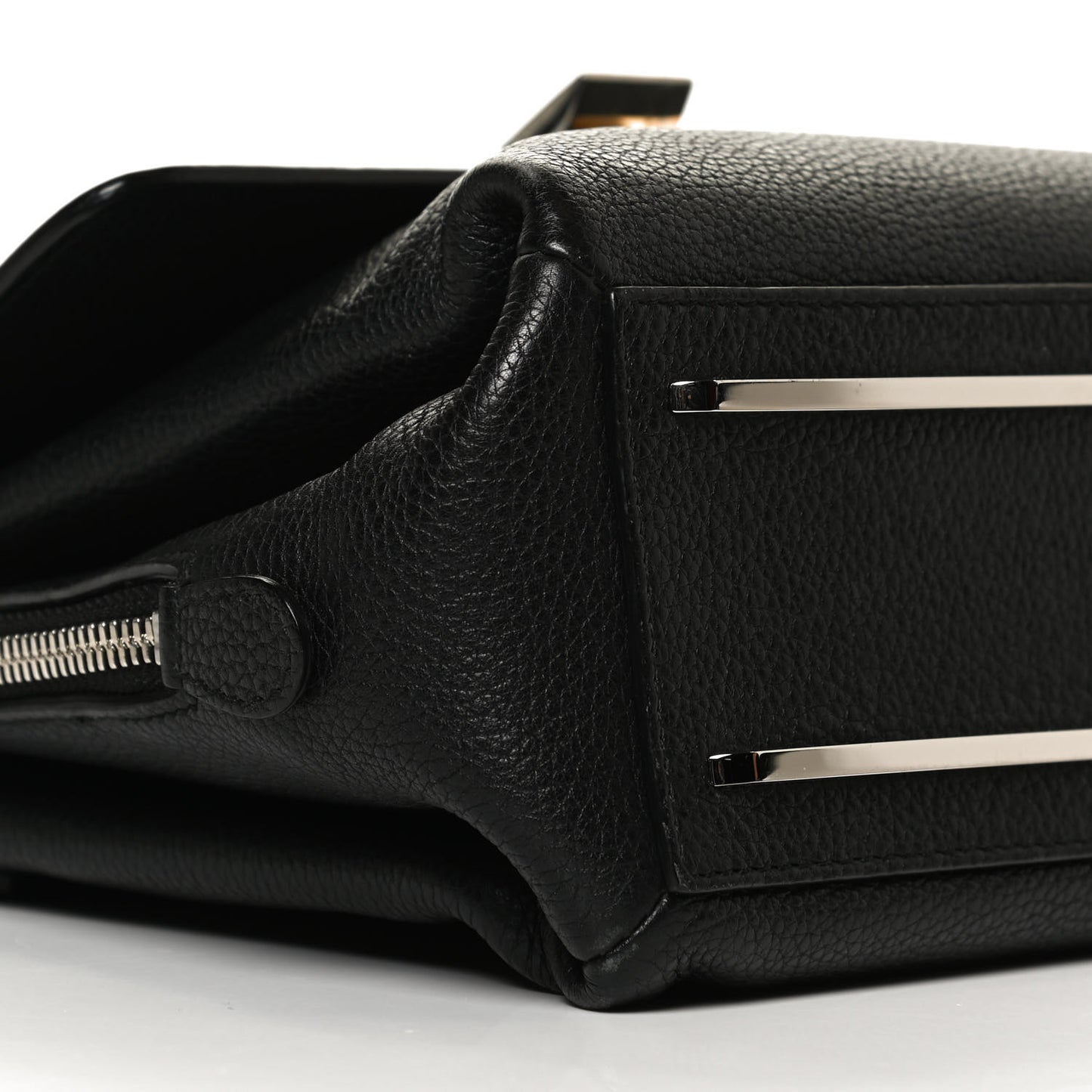 Grained Calfskin Le Dix Mini Soft Cartable Crossbody Black