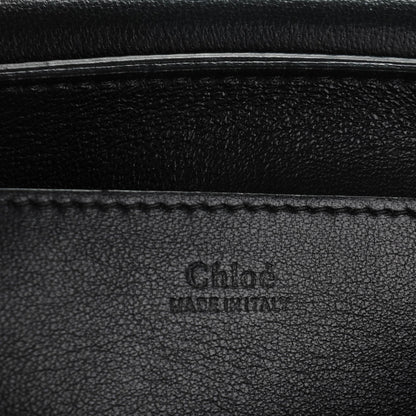Chloe Lambskin Medium Elle Chain Clutch Black 6 of 7