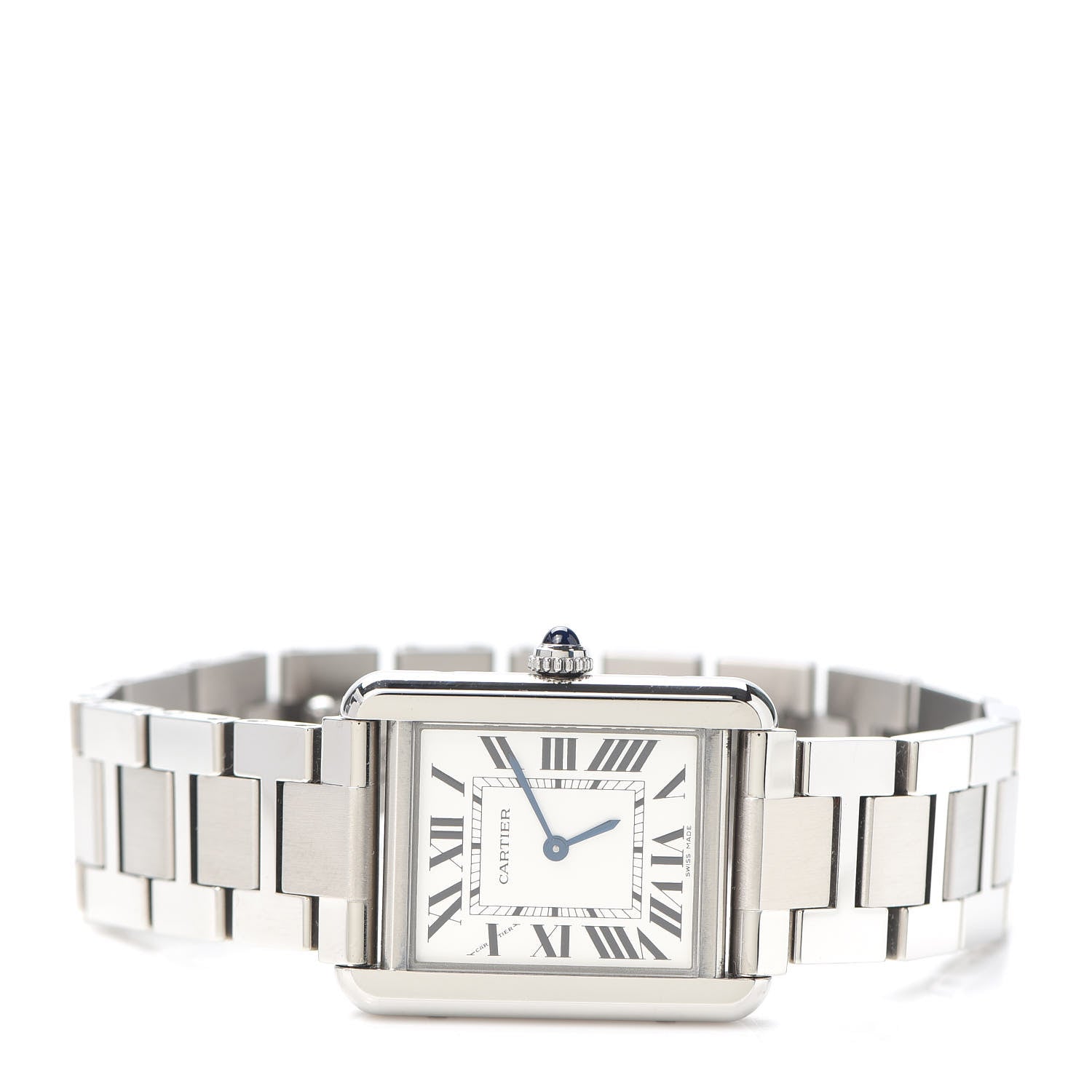 Cartier Stainless Steel 24mm Tank Solo Quartz Watch 2 of 6