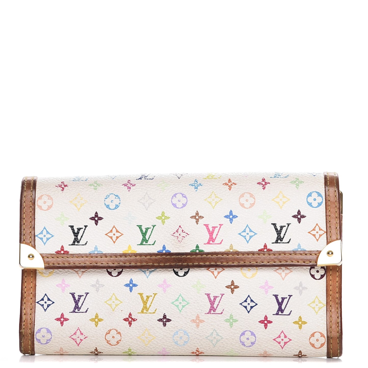 Monogram Multicolor Porte Tresor International Wallet White