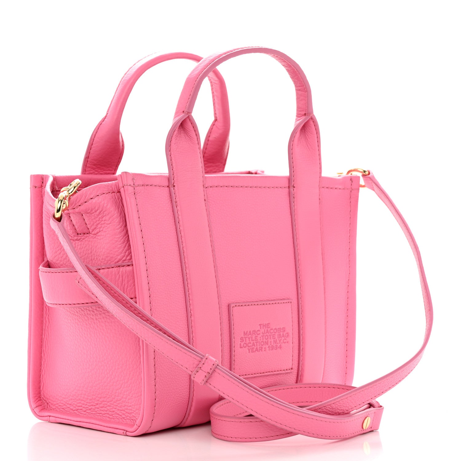 Marc Jacobs Grained Calfskin Small The Tote Bag Morning Glory 3 of 12