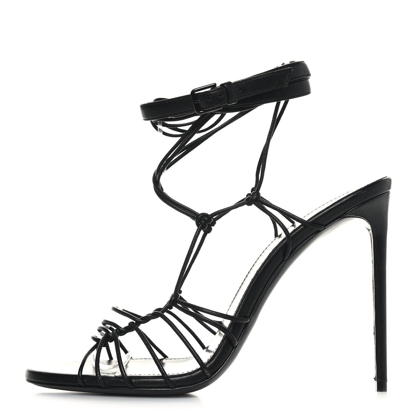 Robin Zig Zag Heels Sandals 40 Black