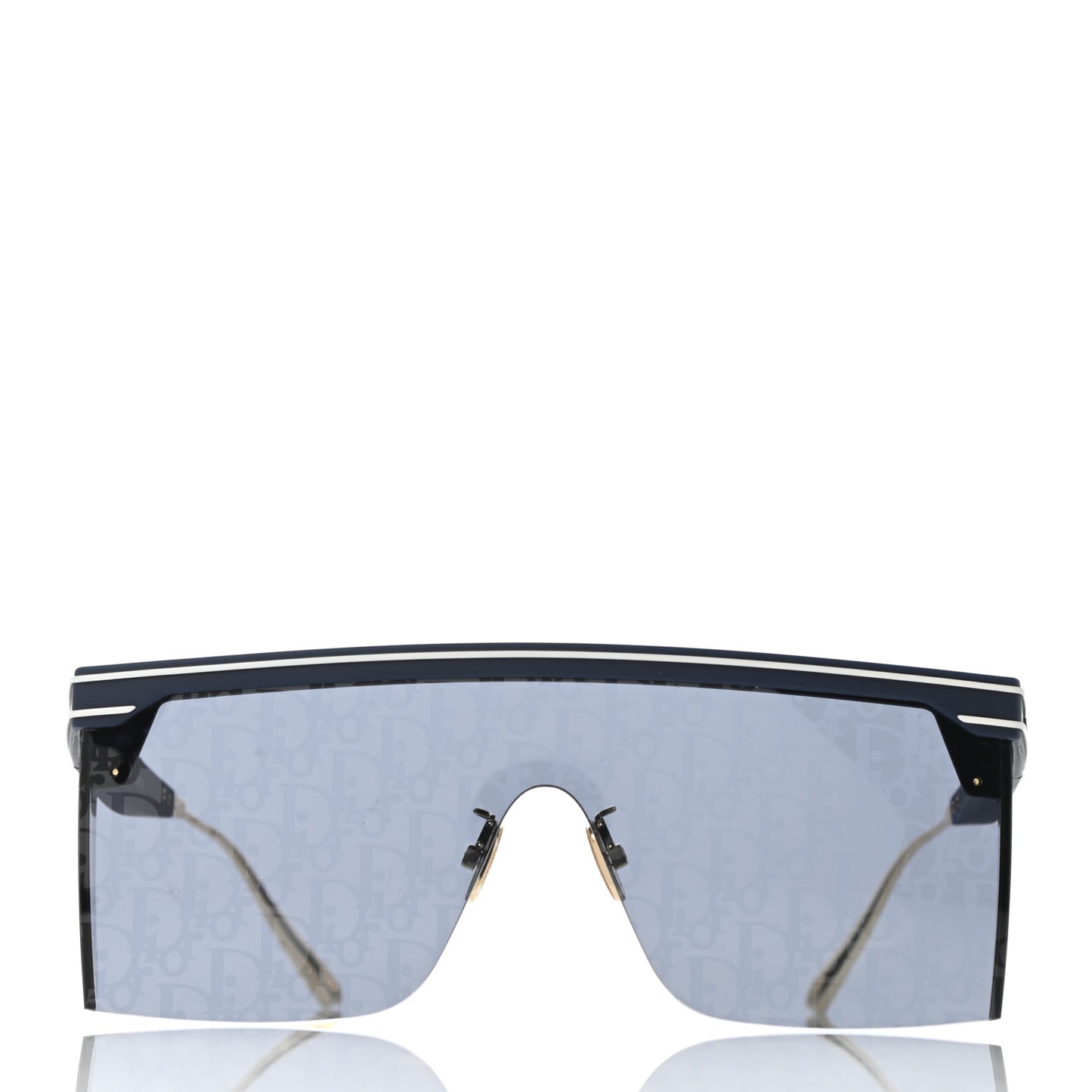 Oblique Diorclub M1U Mask Sunglasses Blue