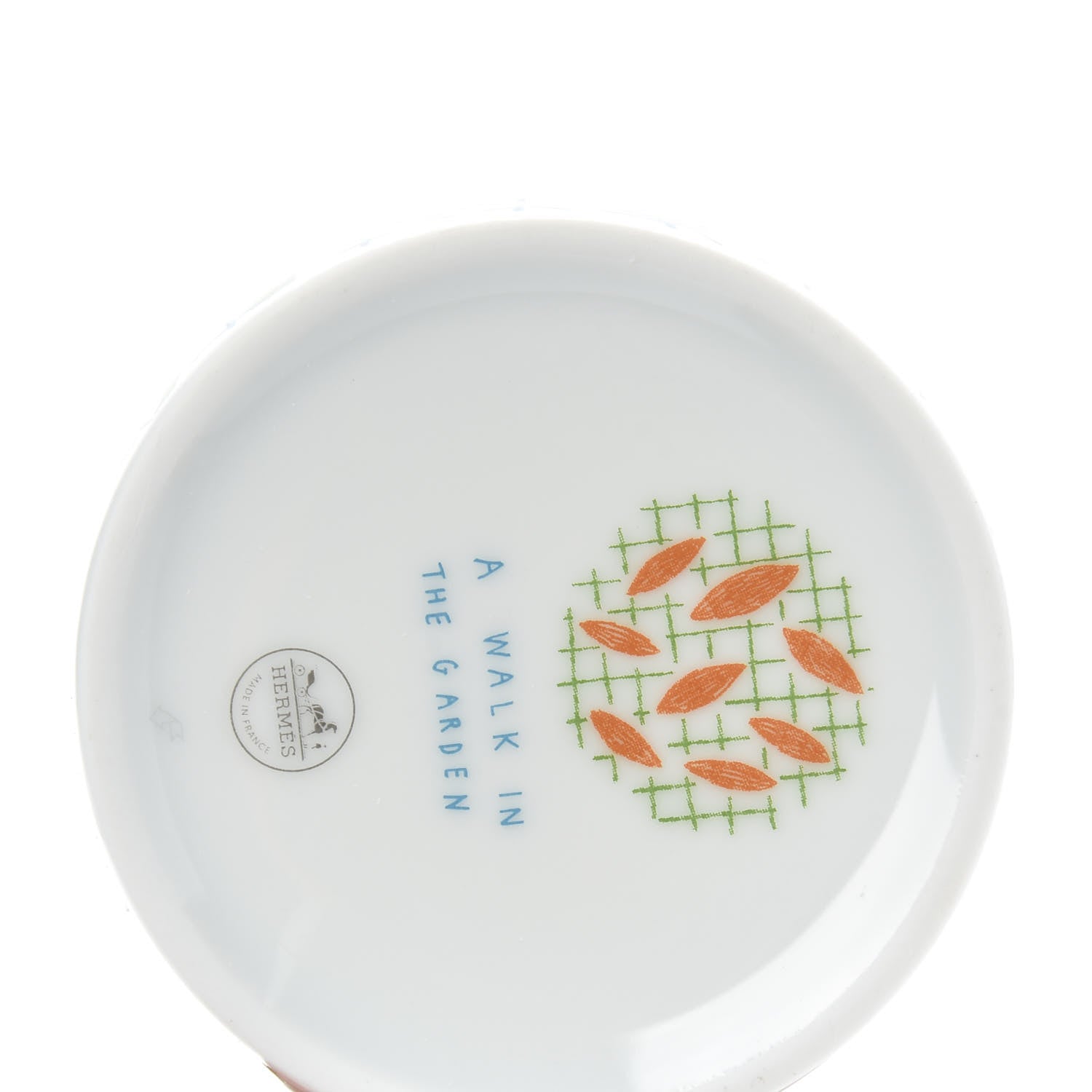 Hermes Porcelain A Walk In The Garden Tea Cup And Saucer 3 of 6