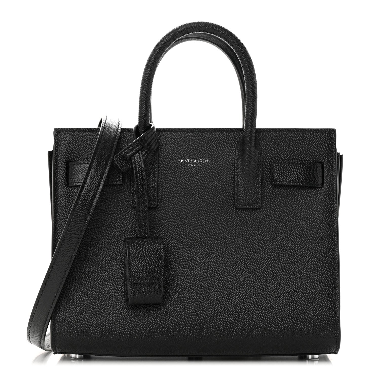 Saint Laurent Grain De Poudre Nano Sac De Jour Black 1 of 15