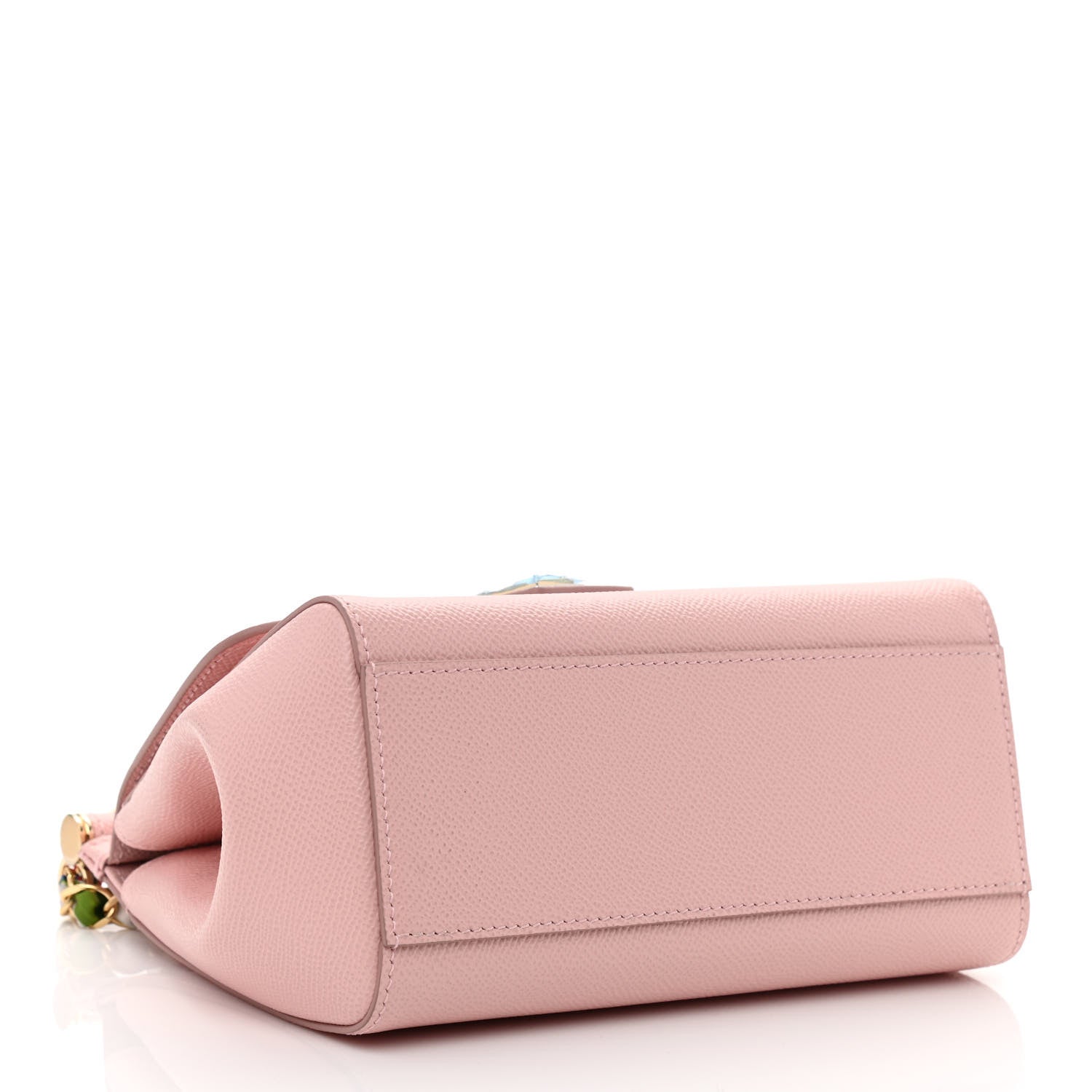 Dolce & Gabbana Dauphine Small Miss Sicily Satchel With Scarf Pink 3 of 9