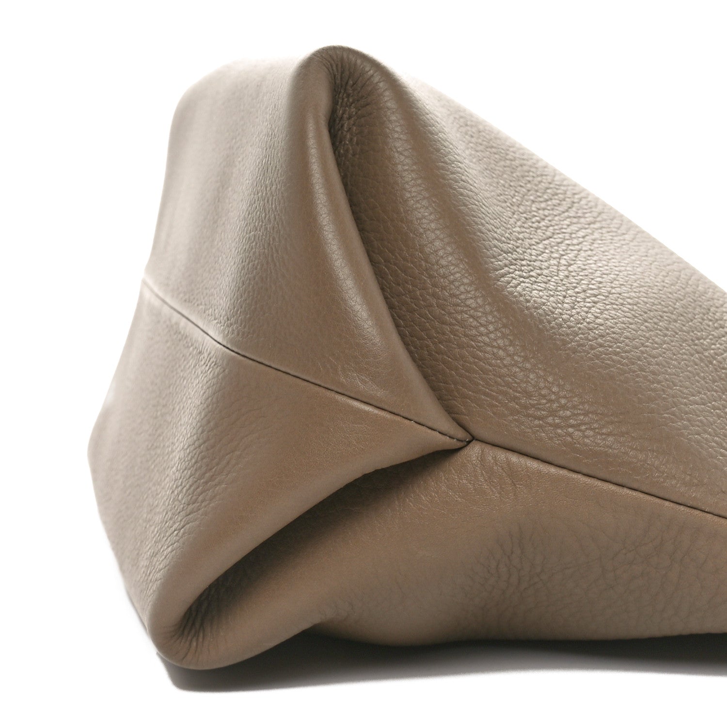 Khaite Pebbled Calfskin Augusta Crossbody Taupe 9 of 9