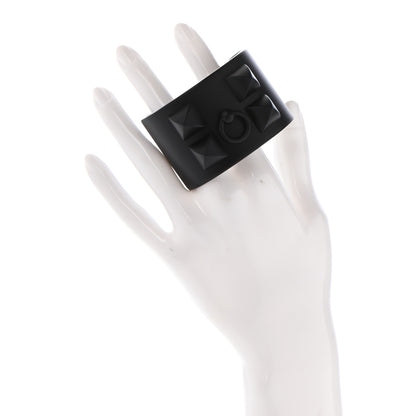 Hermes Aluminium Sunset Collier De Chien CDC Bracelet T2 Noir Intense 2 of 4