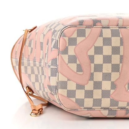 Louis Vuitton Damier Azur Tahitienne Neverfull MM 12 of 18