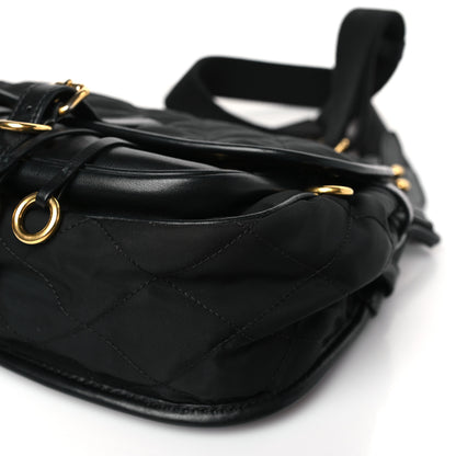 Prada Nylon Calf Corsaire Bag Black 8 of 8