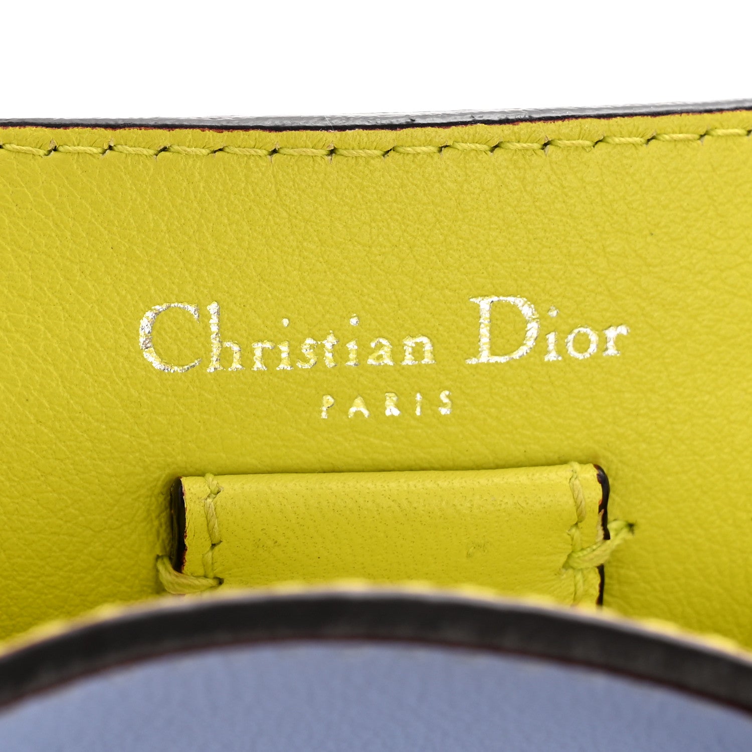 Christian Dior バッグ Christian Dior Blue Jaquard Monogram Saddle Bag Canvas With Box