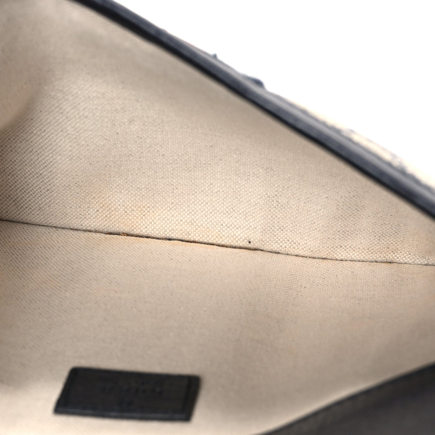 GG Supreme Monogram Web Small Ophidia Belt Bag 95 38 Beige Navy