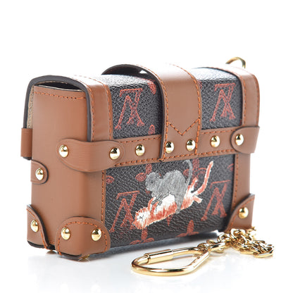 Louis Vuitton Catogram Essential Trunk Orange Marron 3 of 6