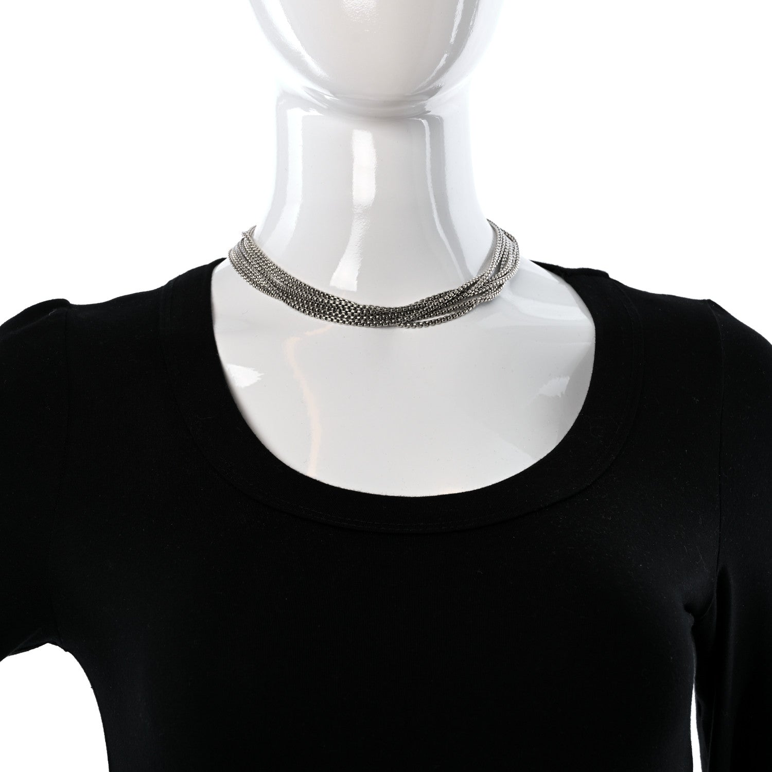 David Yurman Sterling Silver 14K Yellow Gold Multi Box Chain Necklace 2 of 4