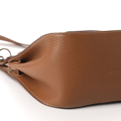 Hermes Taurillon Clemence Jypsiere 28 Gold 6 of 13