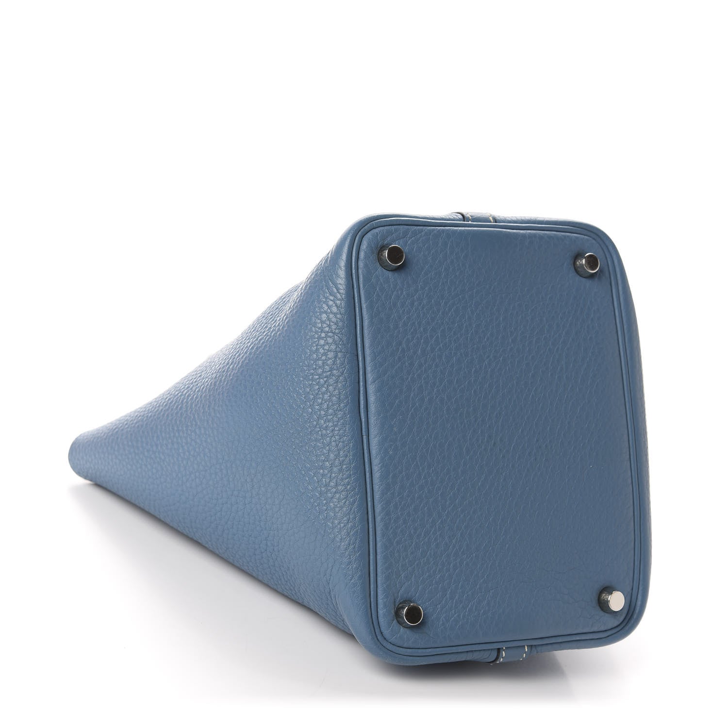 Hermes Taurillon Clemence Picotin 18 PM Blue Jean 4 of 11