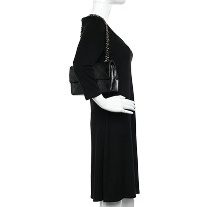 Chanel Lambskin Quilted Small Double Flap Black 3 of 13
