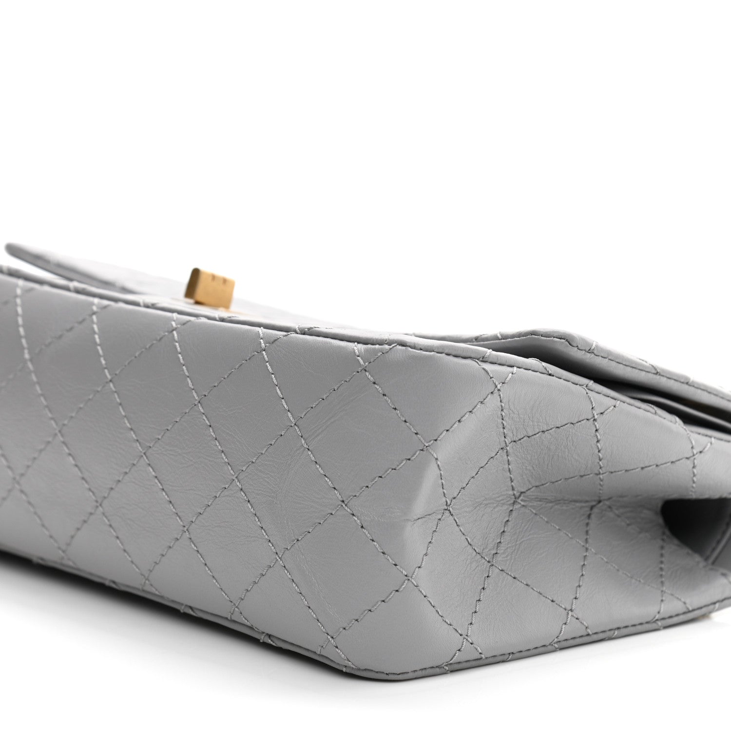 Chanel Aged Calfskin Quilted 2.55 Reissue 225 Flap Grey 9 of 11