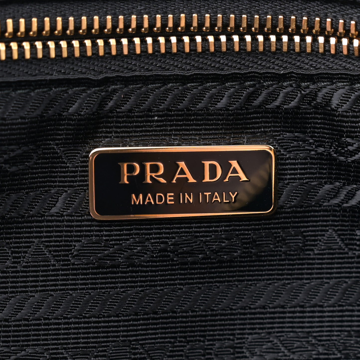 Re-Nylon Saffiano Demi-lune Shoulder Bag Black
