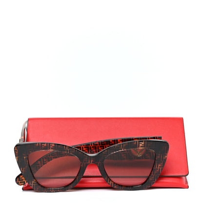Fendi Acetate F is Fendi FF 51mm Cat Eye Sunglasses 0327/S Tortoise Camouflage 7 of 7