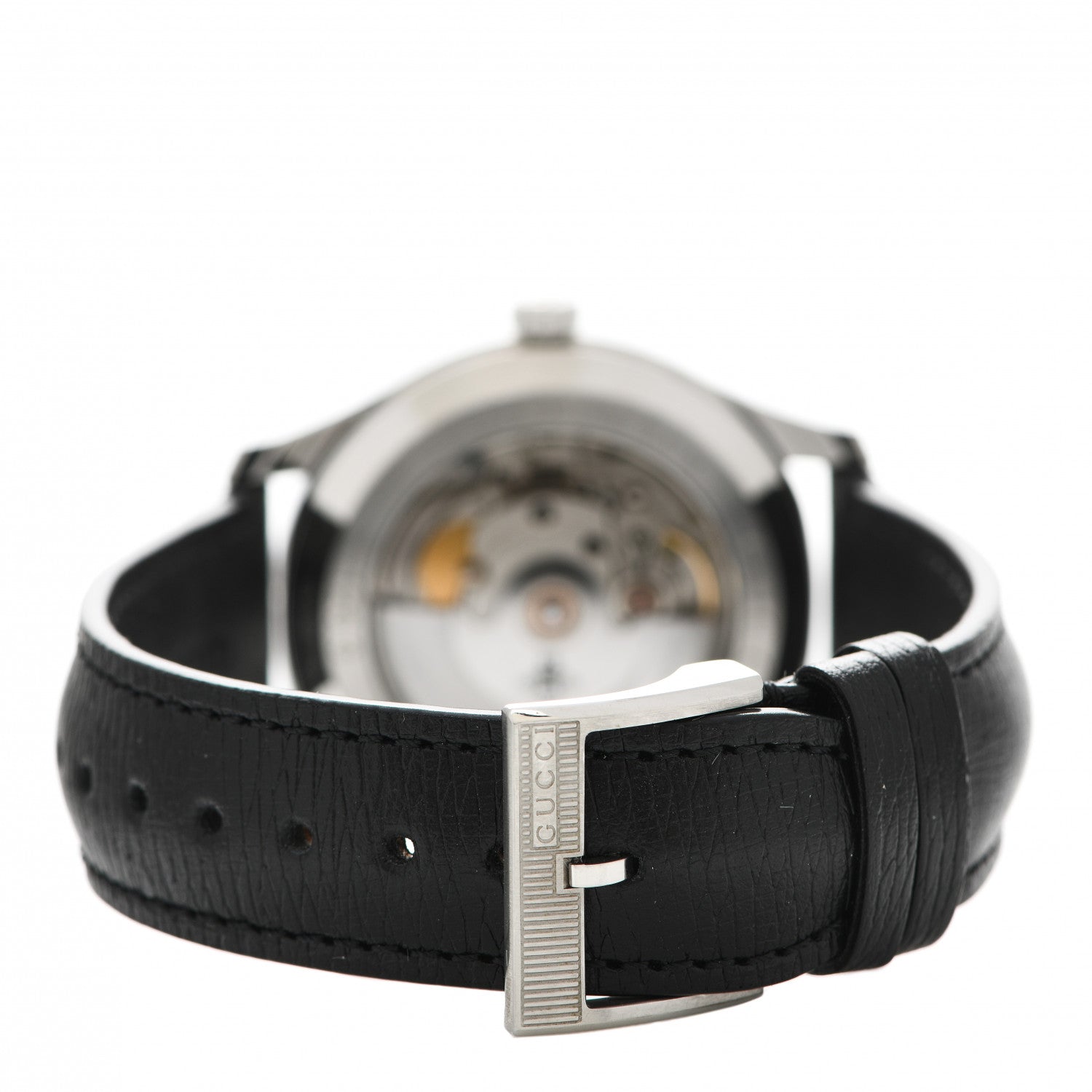 Gucci Stainless Steel Calfskin 40mm Eryx Automatic Watch 3 of 5