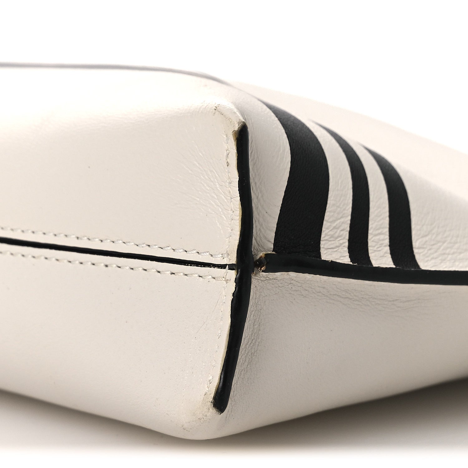 Loewe Calfskin Mushroom T Pouch Bag White 10 of 10