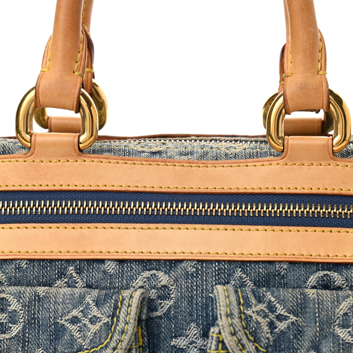 Louis Vuitton Monogram Denim Neo Speedy Blue 7 of 9