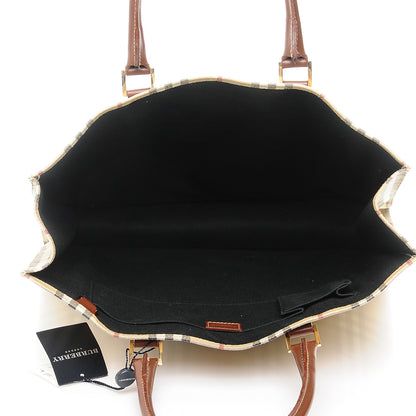 Burberry Haymarket Check Portrait Tote 5 of 7