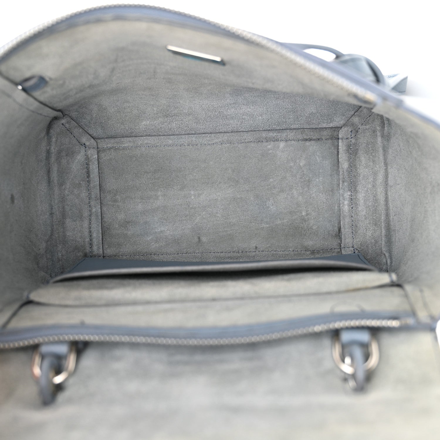 Celine Grained Calfskin Micro Belt Bag Washed Blue 5 of 11