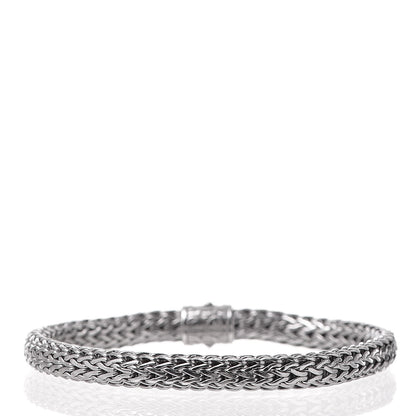 John Hardy Sterling Silver Diamond 6.5mm Classic Chain Bracelet 3 of 5