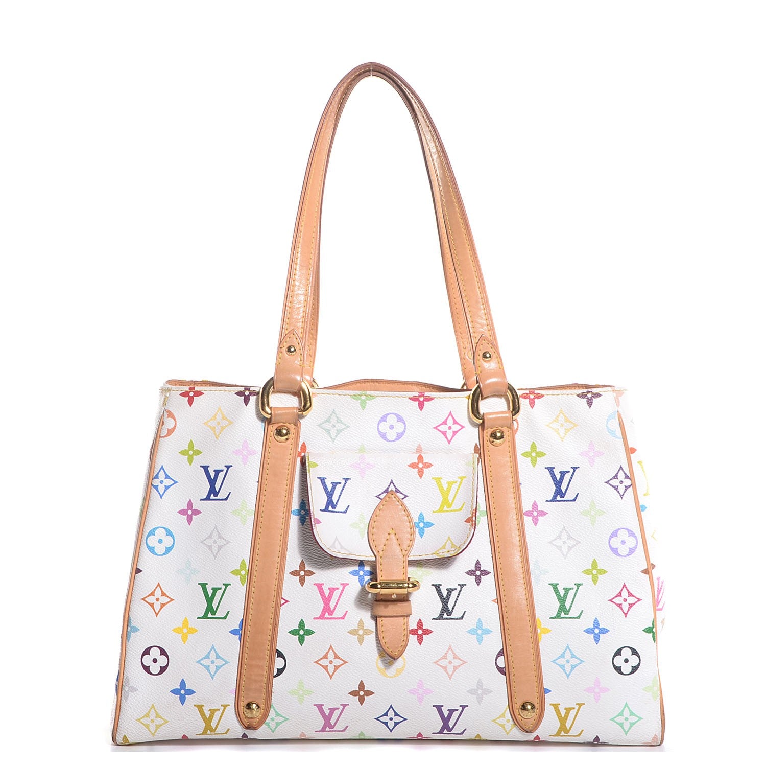 Louis Vuitton Monogram Multicolor Aurelia MM White 1 of 7