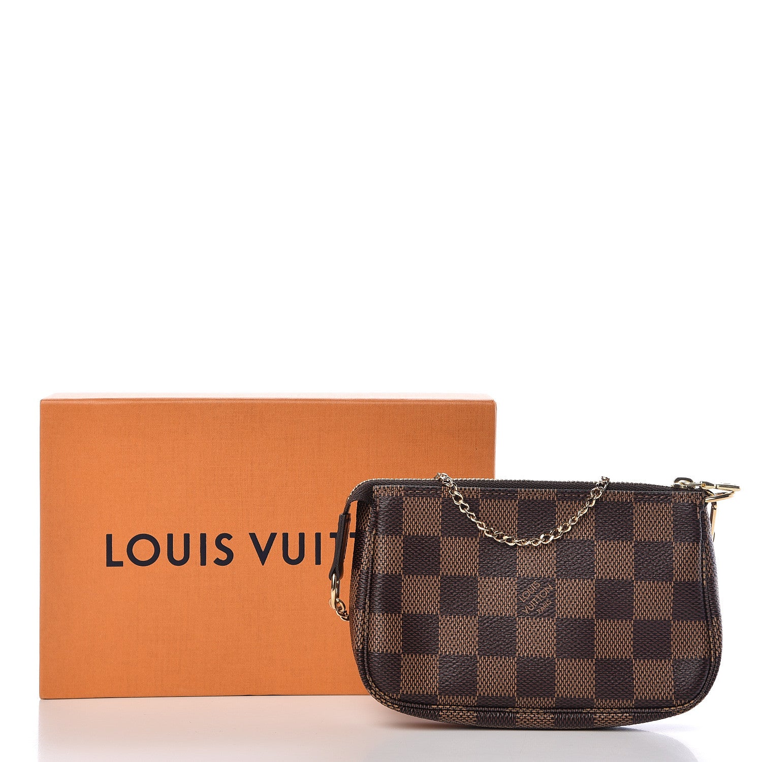 Louis Vuitton Damier Ebene Mini Pochette Accessories 8 of 8
