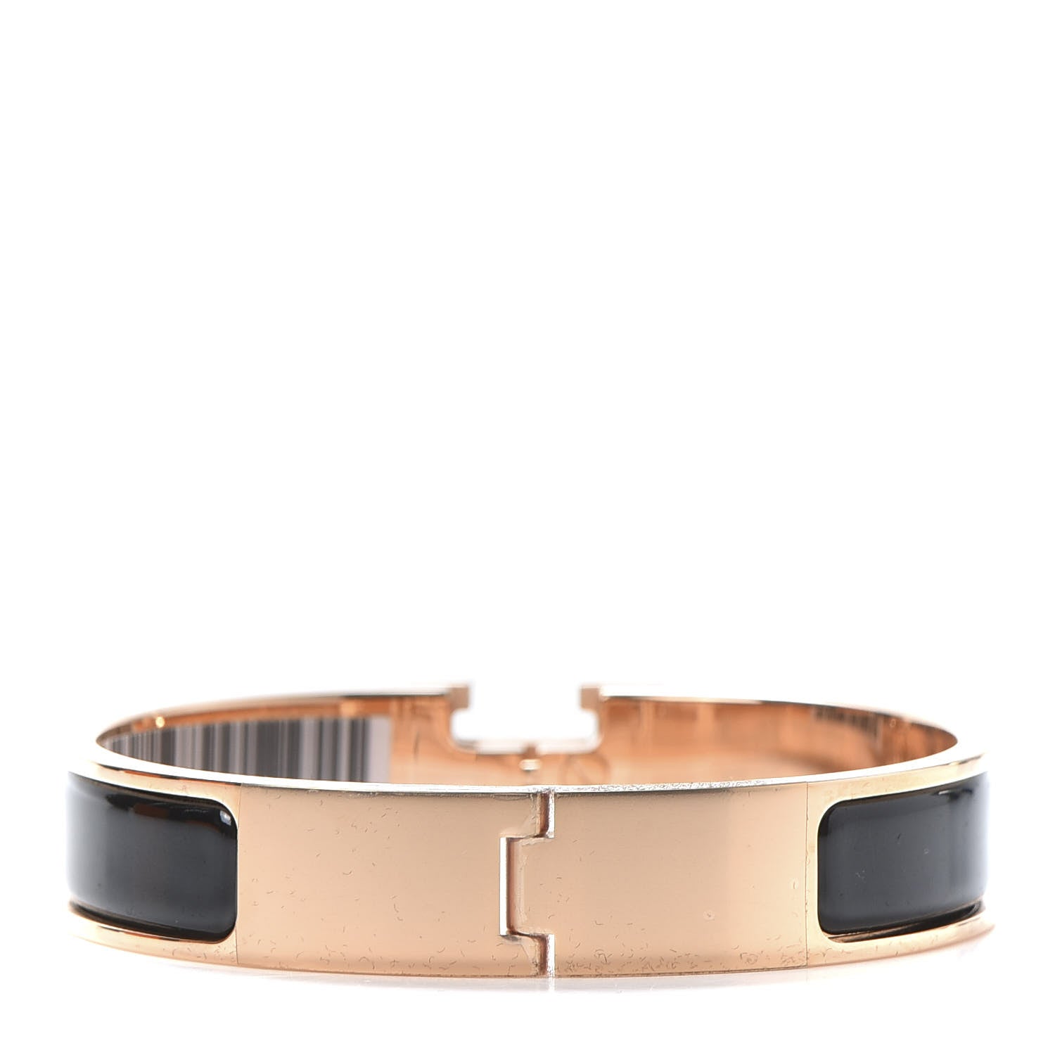 Hermes Enamel Narrow Clic Clac H Bracelet PM Black 2 of 4