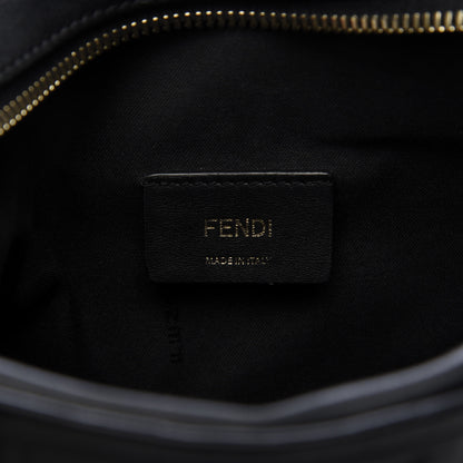 Fendi Vitello Century FF 1974 Embossed Mini Camera Case Black 8 of 9