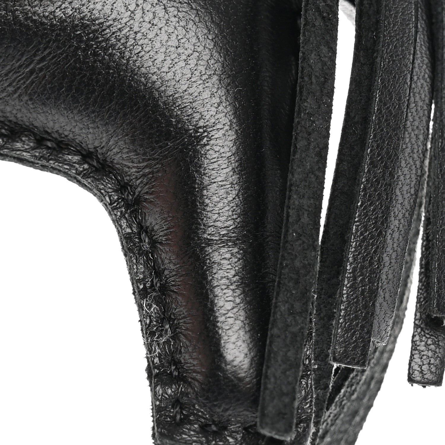 Hermes Milo Lambskin Matte Alligator Touch Grigri Rodeo Horse Bag Charm PM So Black 6 of 10